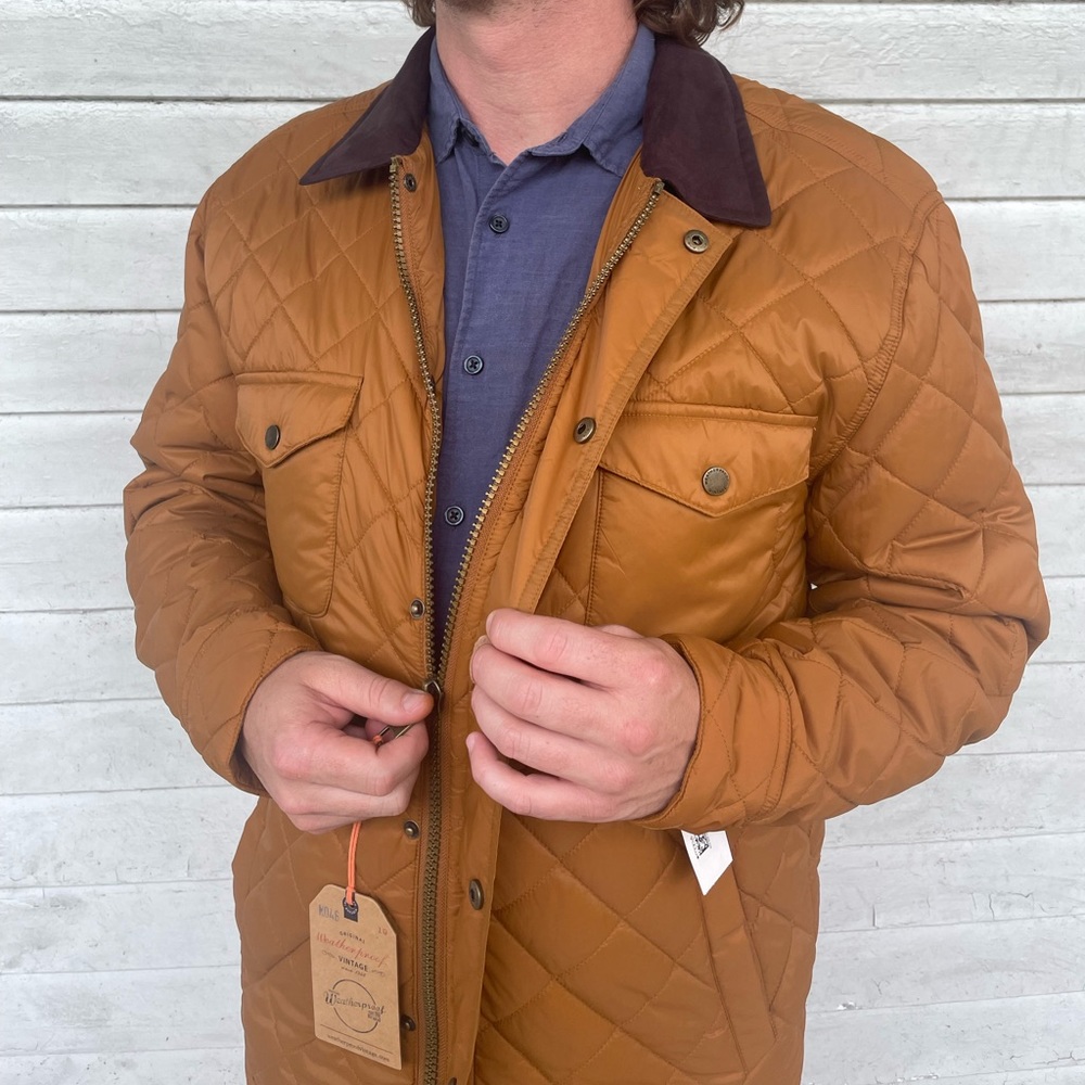 Weatherproof brand heritage insulated jacket